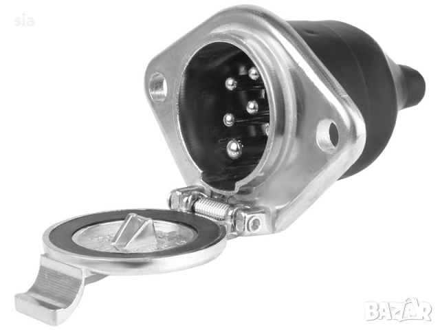 Букса конектор за ремарке 7 пина 12/24 волта