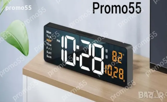 Електронен Часовник Настолен и Стенен с Дистанционно и Мемория, снимка 5 - Други стоки за дома - 48927087