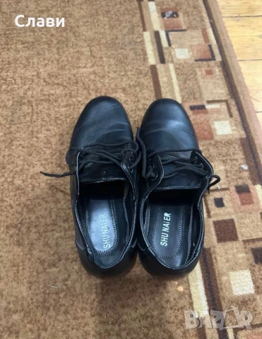 Мъжки кожени обувки , снимка 3 - Ежедневни обувки - 53522671