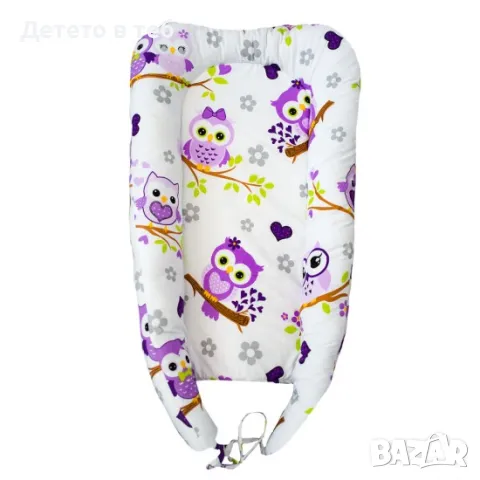 Преносимо легло лилави бухали, снимка 1