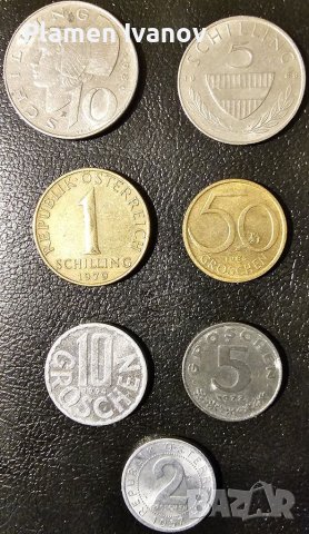 Лот стари монети от Австрия в добро състояние