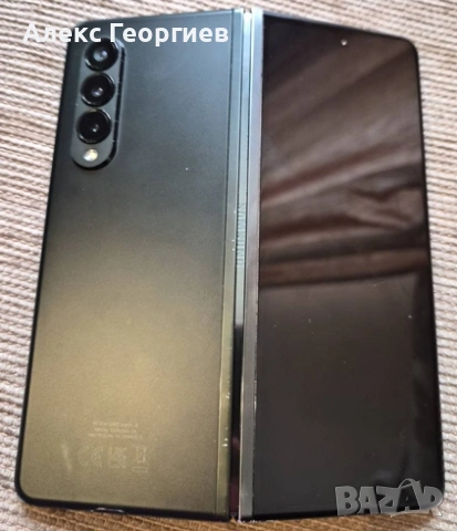 Samsung Galaxy Z Fold3 5G 256GB Черен Dual SIM – пълен комплект, протектори 2 дисплея+ кейс със S Pe