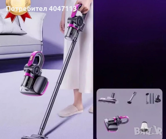 Безжична преносима прахосмукачка с голямо засмукване , снимка 5 - Прахосмукачки - 53377144