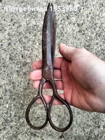 Стара кована ножица от 1883 година