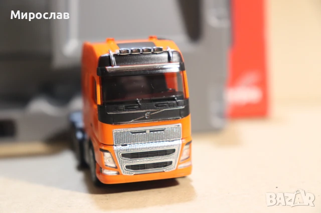 HERPA H0 1/87 VOLVO ВЛЕКАЧ КАМИОН ТИР МОДЕЛ ТЕЖКОТОВАРЕН ТРАНСПОРТ, снимка 4 - Колекции - 50909865