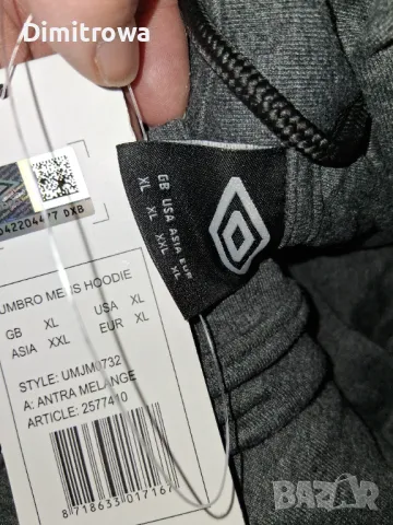 р-р L;XL  суичър с качулка Umbro, снимка 9 - Суичъри - 49439475