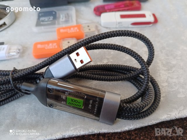 кабел за зареждане на телефон, снимка 5 - USB кабели - 43905854