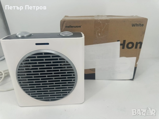 Чисто нов керамичен електрически нагревател Mellerware Homy Мощност: 2000 W, снимка 2 - Отоплителни печки - 52060388
