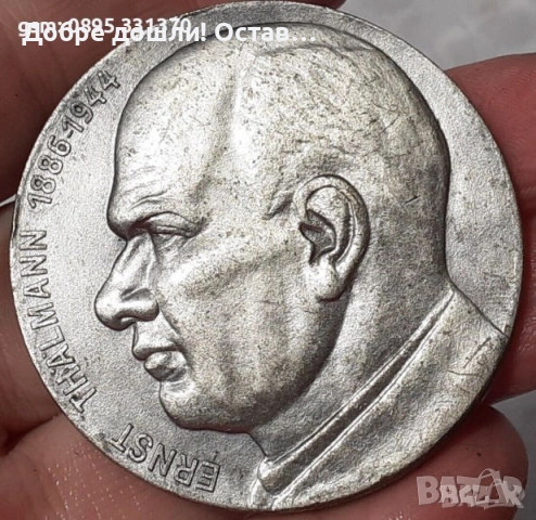 Петли и плакети: Плакет, пано с петел, слънчоглед кокошка, як, бизон, Ернст Телман,конметал, висулка, снимка 8 - Други ценни предмети - 29445289