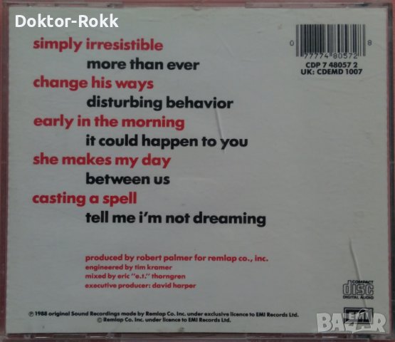 Robert Palmer – Heavy Nova (1988, CD), снимка 2 - CD дискове - 38373006