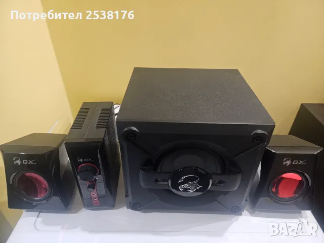 Колонки Genius 2.1 SW-G2.1 1250, 38W RMS, Черни, снимка 1 - Тонколони - 49058282