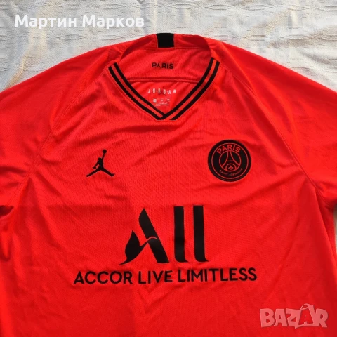 Jordan x PSG Coral T-shirt Mens 2019-2020, снимка 2 - Тениски - 50976030