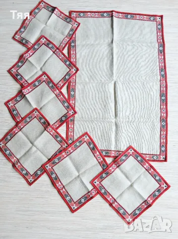 Ленена панама с бродерия 