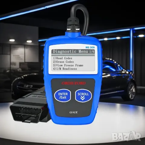 MS309 OBD2 автомобилен диагностичен кодочетец, снимка 2 - Аксесоари и консумативи - 45161456
