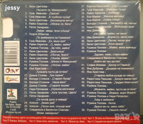 MP3 Облаче ле Бяло - Македонски песни за душата, снимка 2 - CD дискове - 16673596