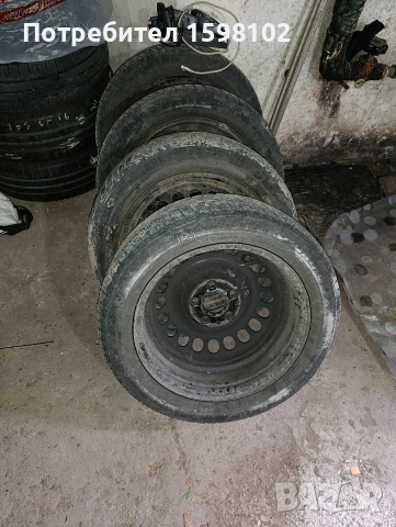 Гуми и джанти 16. Мерцедес , размер 195,65,16