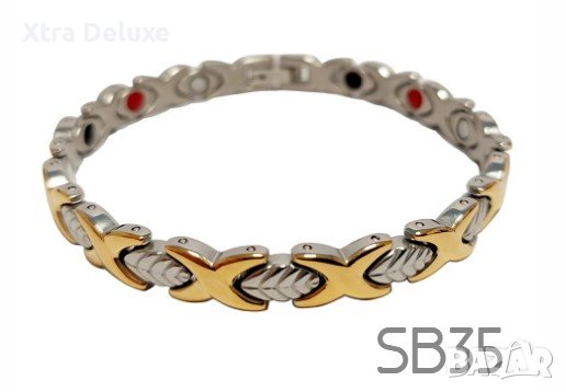 Дамска гривна/гривни Victoria Bells - 5в1 (с германиий и турмалин), снимка 7 - Гривни - 43489565