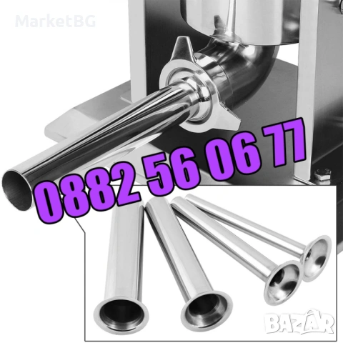 Пълначка за месо 7 литра + клещи за връзване на колбаси, ПОДАРЪК 600 скоби , снимка 3 - Друго търговско оборудване - 53208582