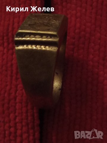 Пръстен стар бронзов 21108, снимка 2 - Колекции - 33490632