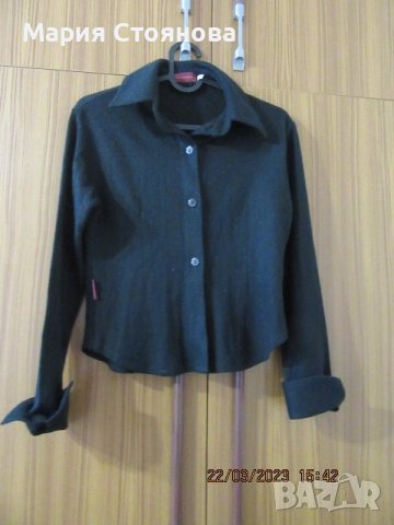 ЧЕРНА ДАМСКА БЛУЗА, снимка 1