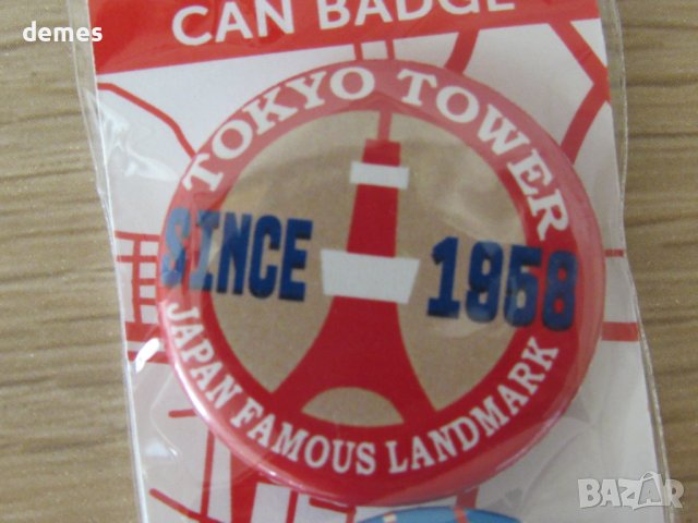 Сет от 3 значки от Tokyo Tower, Япония, снимка 3 - Колекции - 43259360