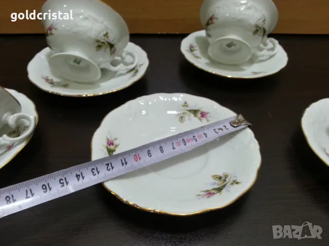 Стар полски порцелан чаши за кафе , снимка 3 - Антикварни и старинни предмети - 47569875