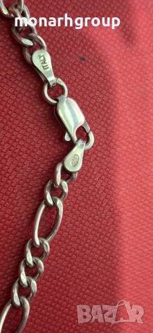 Сребърна верижка, снимка 6 - Колиета, медальони, синджири - 51751341