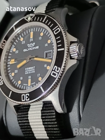GLYCINE combat automatic sub 20atm, снимка 4 - Мъжки - 52471368