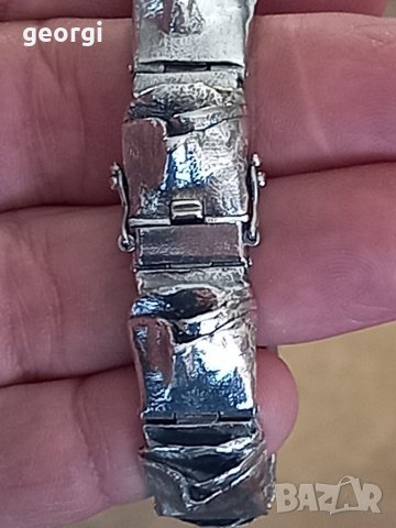 Дизайнерска сребърна гривна , снимка 6 - Гривни - 39628025