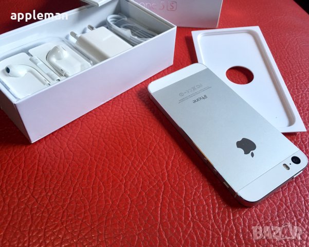 Apple iPhone 5S бял 16Gb Фабрично отключен Айфон телефон, снимка 6 - Apple iPhone - 28148924
