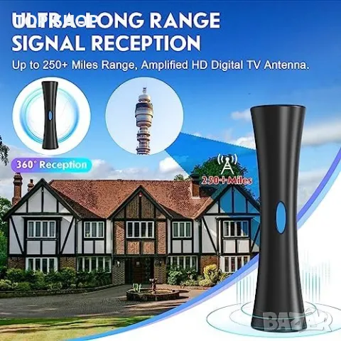 Нова Вътрешна телевизионна антена голям обхват силен сигнал телевизор