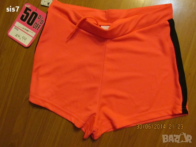 нови къси гащи Fabric Neon внос от Англия, снимка 2 - Къси панталони и бермуди - 52036638