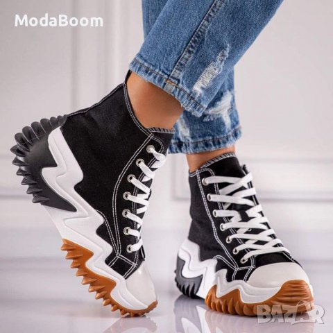 Дамски високи кецове , снимка 4 - Кецове - 39703004