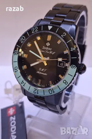 Zodiac Super Sea Wolf GMT Blackout Limited Edition 82psc.