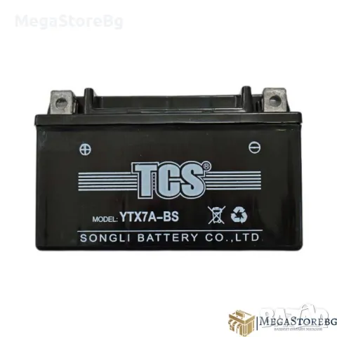 Акумулатор за мотор, мотоциклет, мотопед, скутер АТВ 12V 90A 6AH / YTX7A-BS, снимка 2 - Аксесоари и консумативи - 49766089