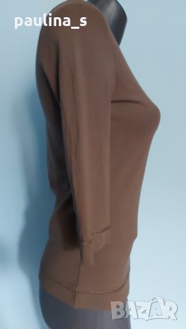 Еластична маркова блуза "Н&М" със 7/8 ръкави, снимка 4 - Блузи с дълъг ръкав и пуловери - 14382975