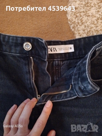 Дамски черни панталонки на Зара размер S, снимка 4 - Къси панталони и бермуди - 53289154