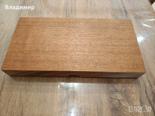 Лукс комплект игра Mah-Jongg (Ма джонг) от масивно дърво Самена. Нов!, снимка 2 - Настолни игри - 53592381