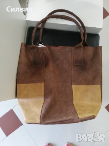 Нова чанта естест. велур за 45лв, снимка 3 - Чанти - 37668644