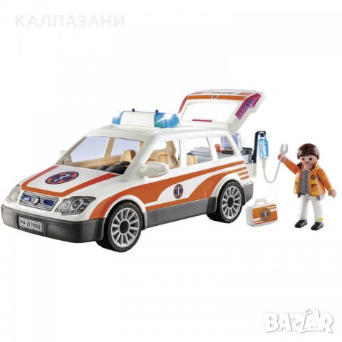 Playmobil Кола за спешна помощ със звукови и светлинни ефекти 70050, снимка 5 - Конструктори - 34925465