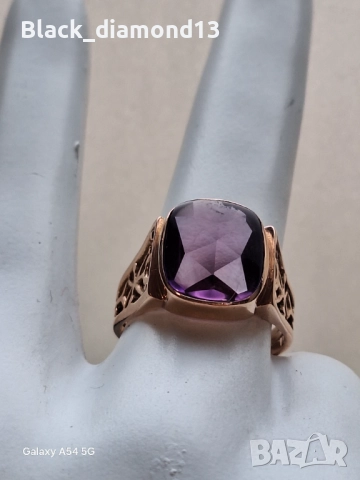 Златен Руски пръстен, снимка 3 - Пръстени - 52823949