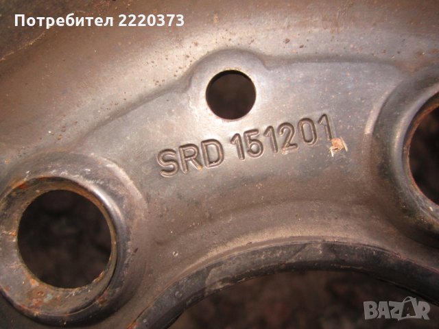 джанти MERCEDES 6.5jx15h2 ET 49 номер 2343, снимка 5 - Гуми и джанти - 32507463