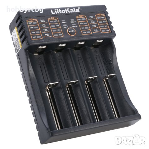 Liitokala Lii-402 Универсално зарядно за 4 батерии, снимка 2 - Друга електроника - 43031483