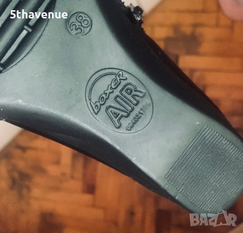 Boxer Air Дамски Черни Боти Естествена Кожа, снимка 12 - Дамски боти - 37897298