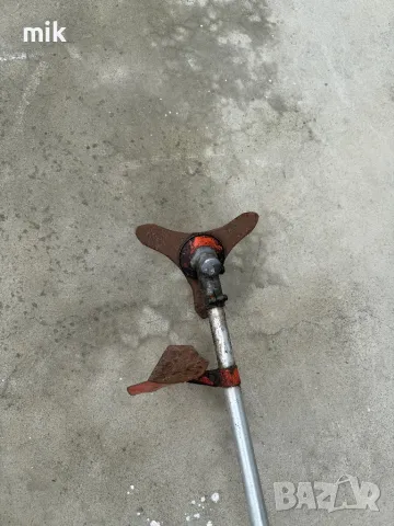 Бензинов Тример Stihl с нож, снимка 5 - Градинска техника - 50208891