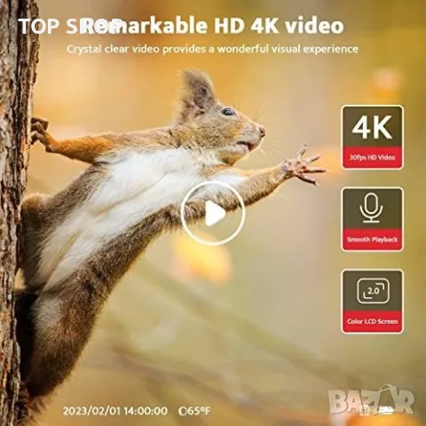 Нова водоустойчива ловна камера за диви животни Нощно виждане Лов Сигурност, снимка 9 - Спортна екипировка - 49657650