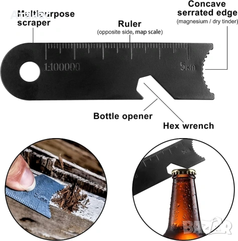 Кремъчно магнезиево блокче запалка, снимка 4 - Къмпинг мебели - 53428124