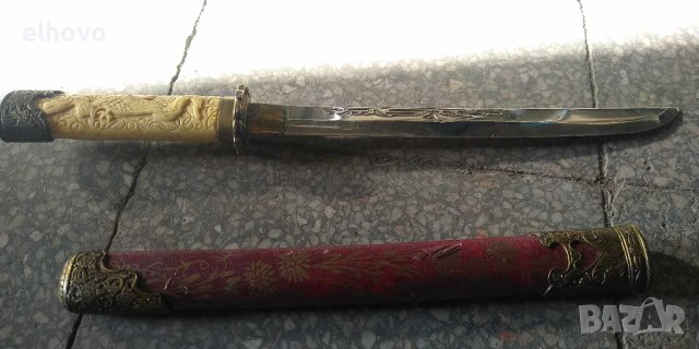 Японска катана (вакидзаси), снимка 5 - Антикварни и старинни предмети - 42933325