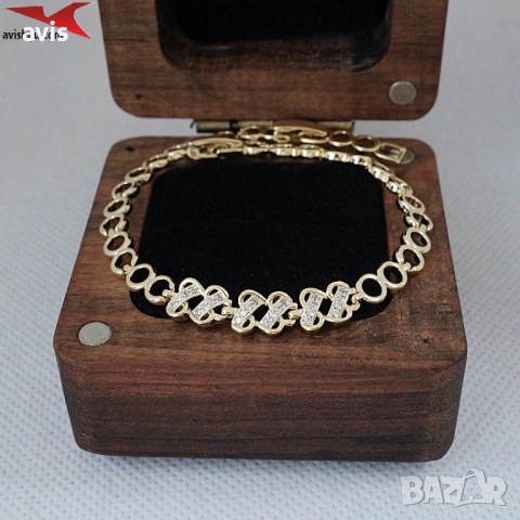 Гривна с 14К златно покритие 234851