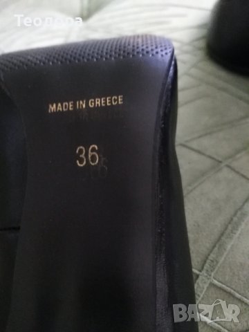 Естествена кожа, снимка 2 - Дамски обувки на ток - 36689579